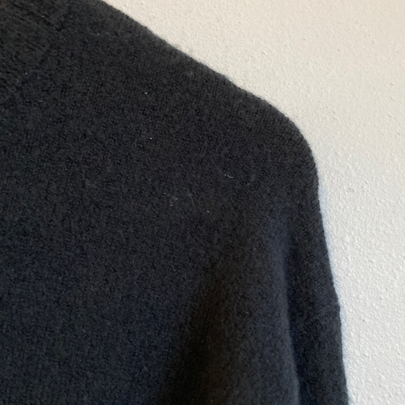 J. Crew Supersoft bubble-hem cardigan Women's Small Classic Black Sweater - Picture 7 of 9